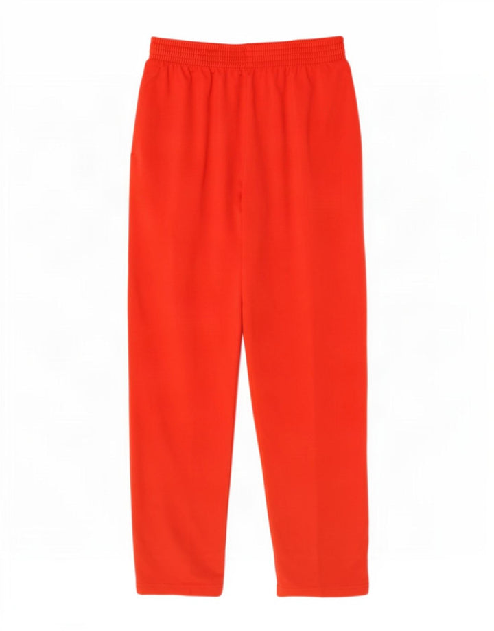 Asics Womens Tracksuit Trousers UK 12 Medium Red Polyester