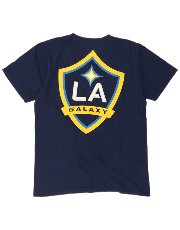 Adidas Mens LA Galaxy Graphic T-Shirt Top Large Navy Blue Cotton