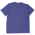 Champion Mens T-Shirt Top Large Blue Flecked Polyester