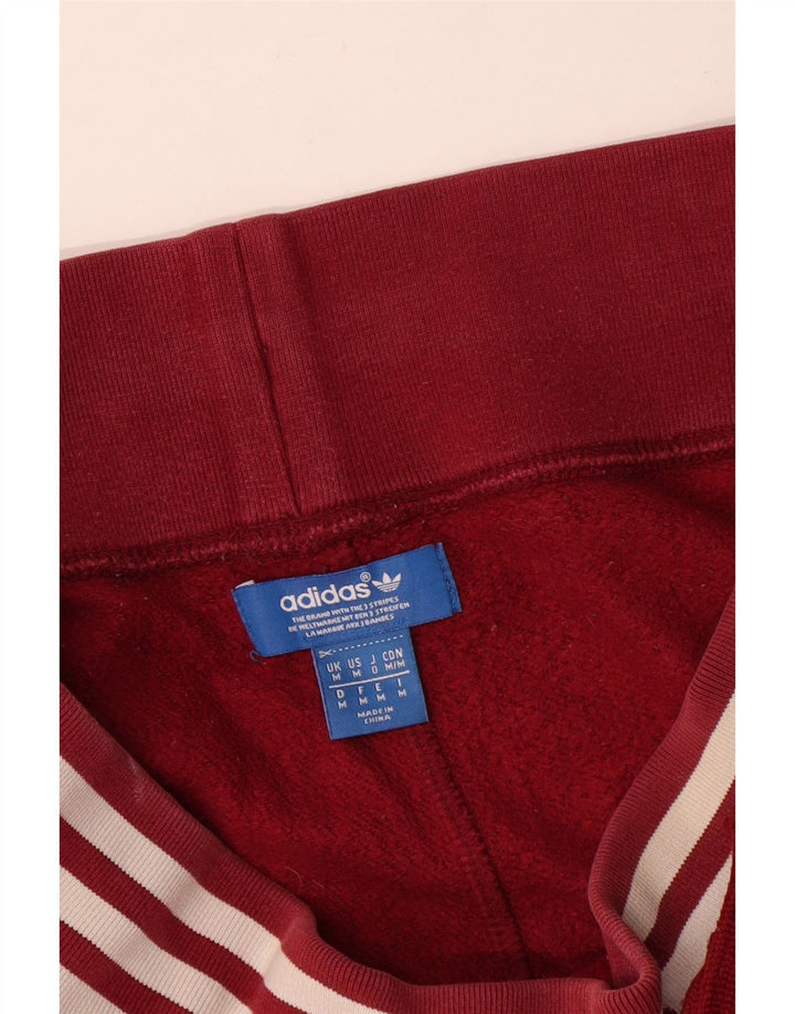 ADIDAS Mens Sport Shorts Medium Red Cotton
