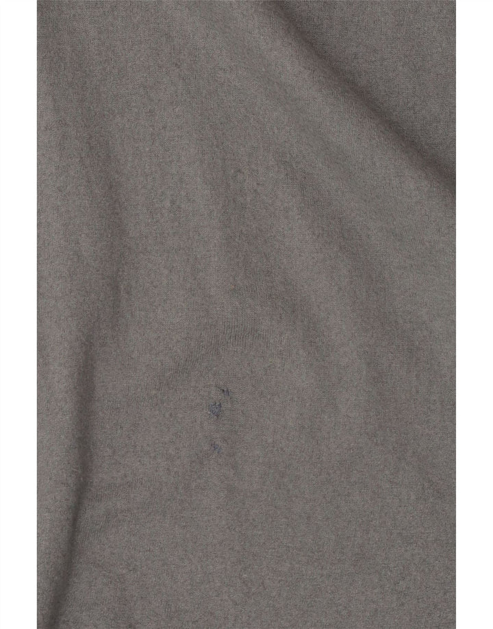 Massimo Dutti Womens Roll Neck Jumper Sweater UK 12 Medium Grey