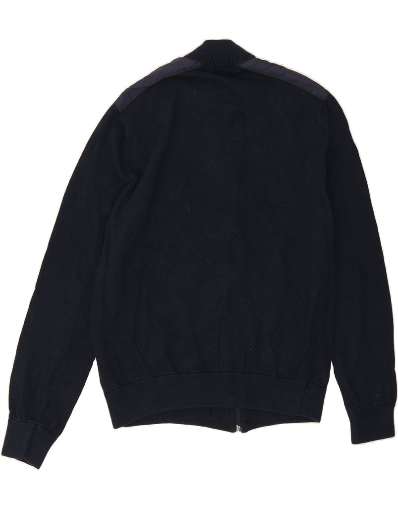 MICHAEL KORS Womens Cardigan Sweater UK 16 Large Navy Blue Cotton Vintage Michael Kors and Second-Hand Michael Kors from Messina Hembry 