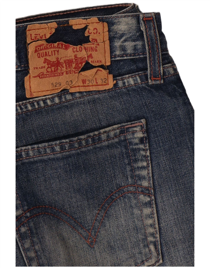 Levi's Womens 529 Bootcut Jeans W30 L32 Blue