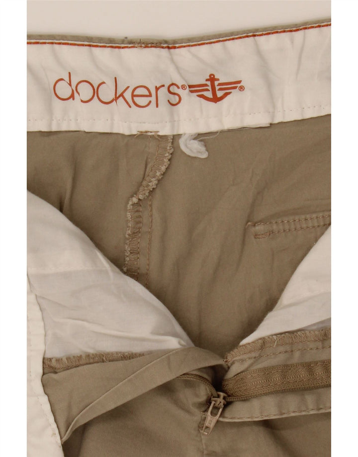 DOCKERS Womens Chino Shorts W34 Large  Beige Vintage Dockers and Second-Hand Dockers from Messina Hembry 