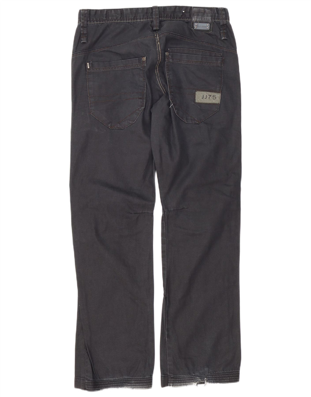 Jack & Jones Mens Straight Jeans W34 L34 Black Cotton