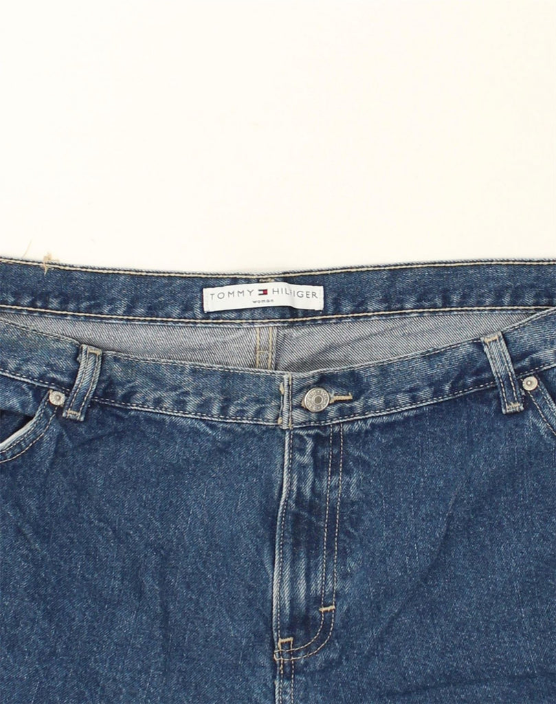 TOMMY HILFIGER Womens Tapered Jeans W40 L29 Blue Cotton | Vintage Tommy Hilfiger | Thrift | Second-Hand Tommy Hilfiger | Used Clothing | Messina Hembry 