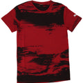 Puma Mens T-Shirt Top Medium Burgundy Colourblock