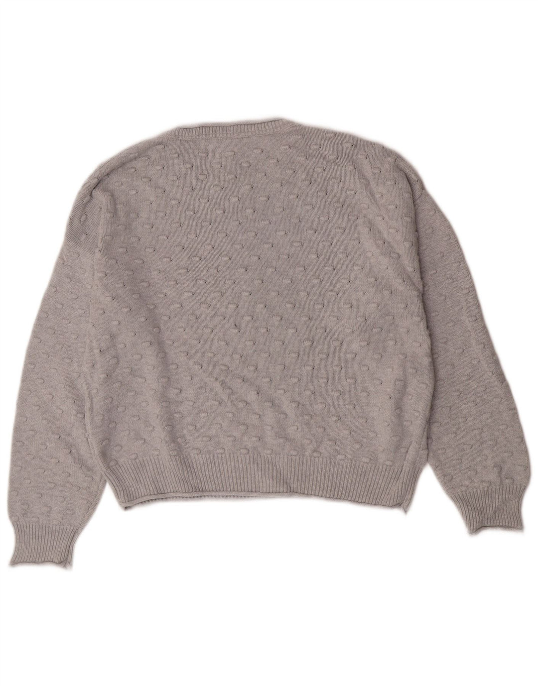 White Stuff Womens Boat Neck Jumper Sweater UK 16 Large Grey Cotton