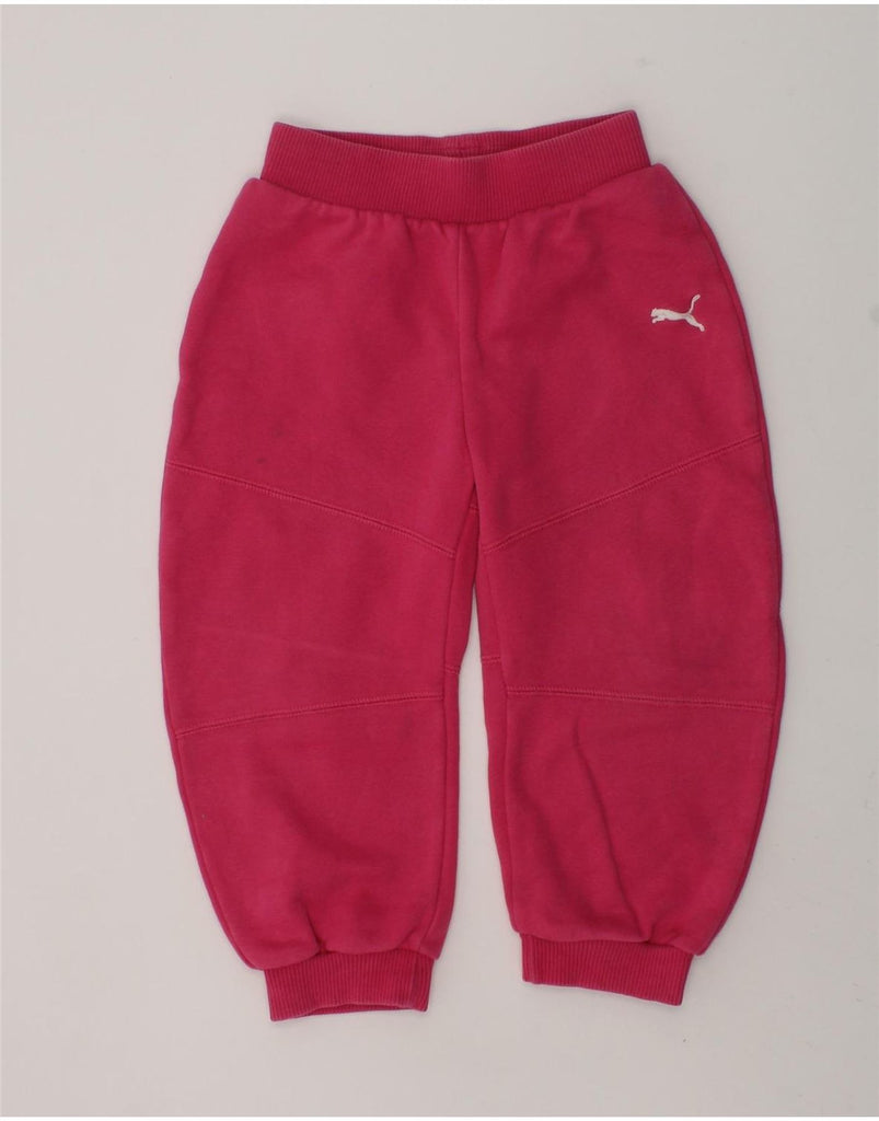 PUMA Girls Tracksuit Trousers Joggers 2-3 Years Pink | Vintage Puma | Thrift | Second-Hand Puma | Used Clothing | Messina Hembry 