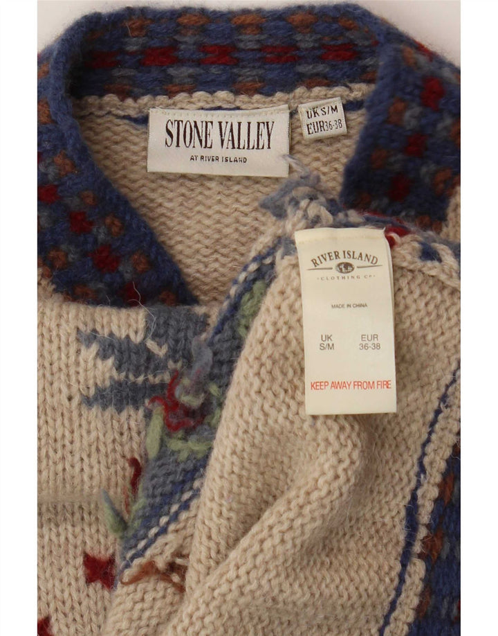 River Island Womens Turtle Neck Jumper Sweater EU 36/38 Small Beige