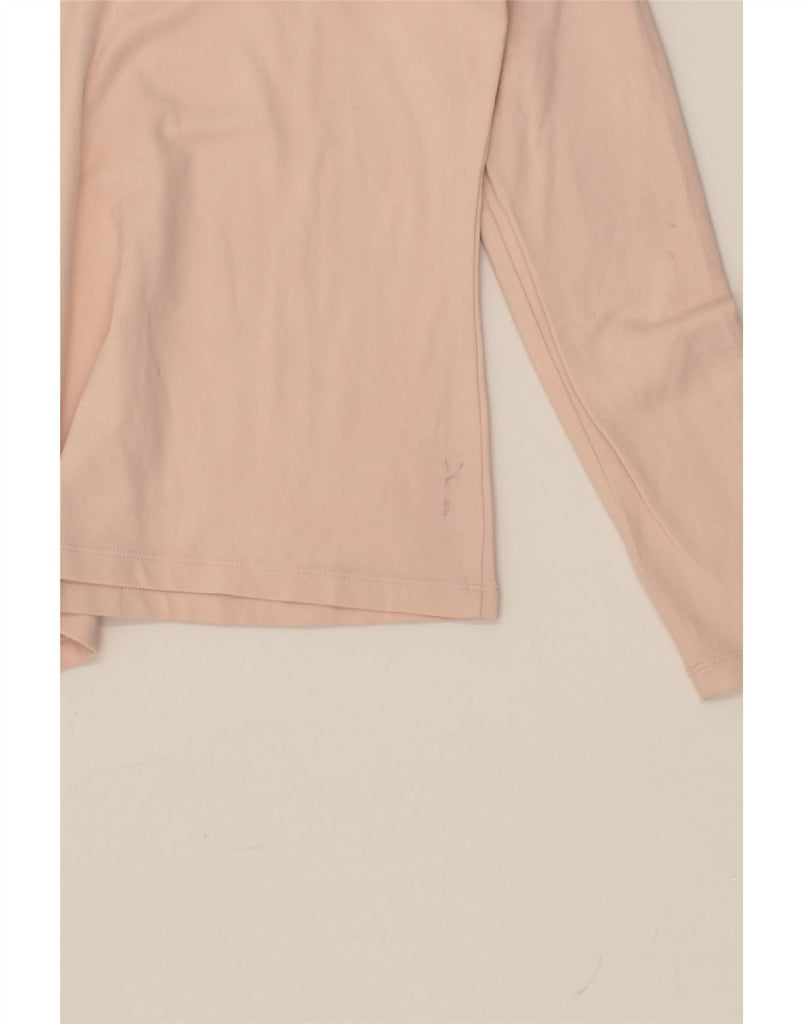 ARMANI JUNIOR Girls Top Long Sleeve 11-12 Years Beige Cotton | Vintage Armani Junior | Thrift | Second-Hand Armani Junior | Used Clothing | Messina Hembry 