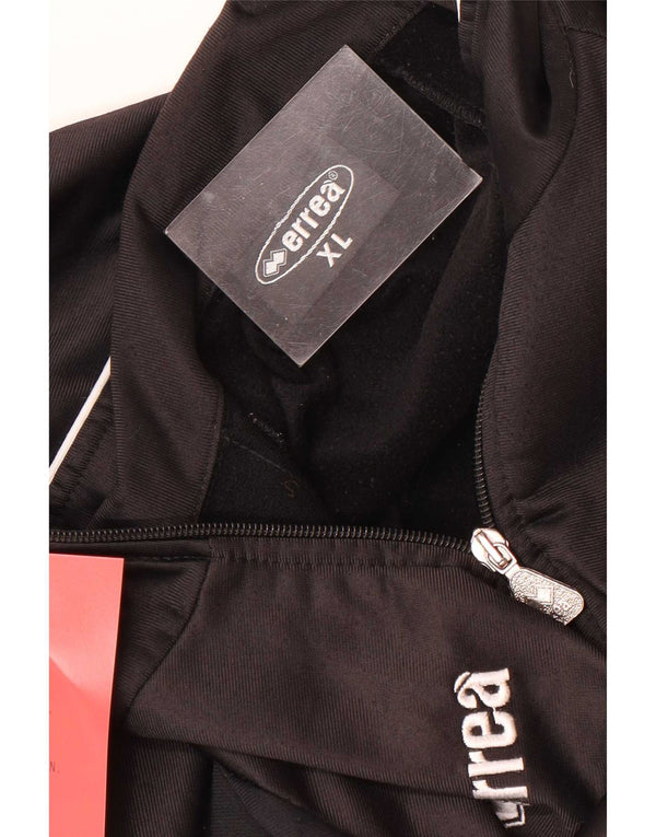 Errea Mens Graphic Tracksuit Top Jacket XL Black Colourblock Sports