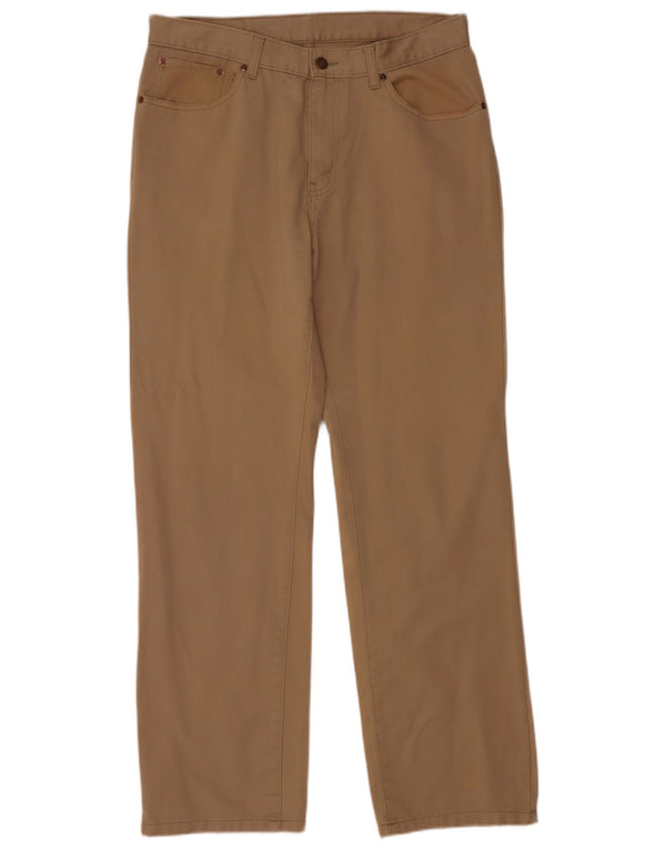 Levi's Mens 751 Straight Casual Trousers W34 L32 Beige Cotton