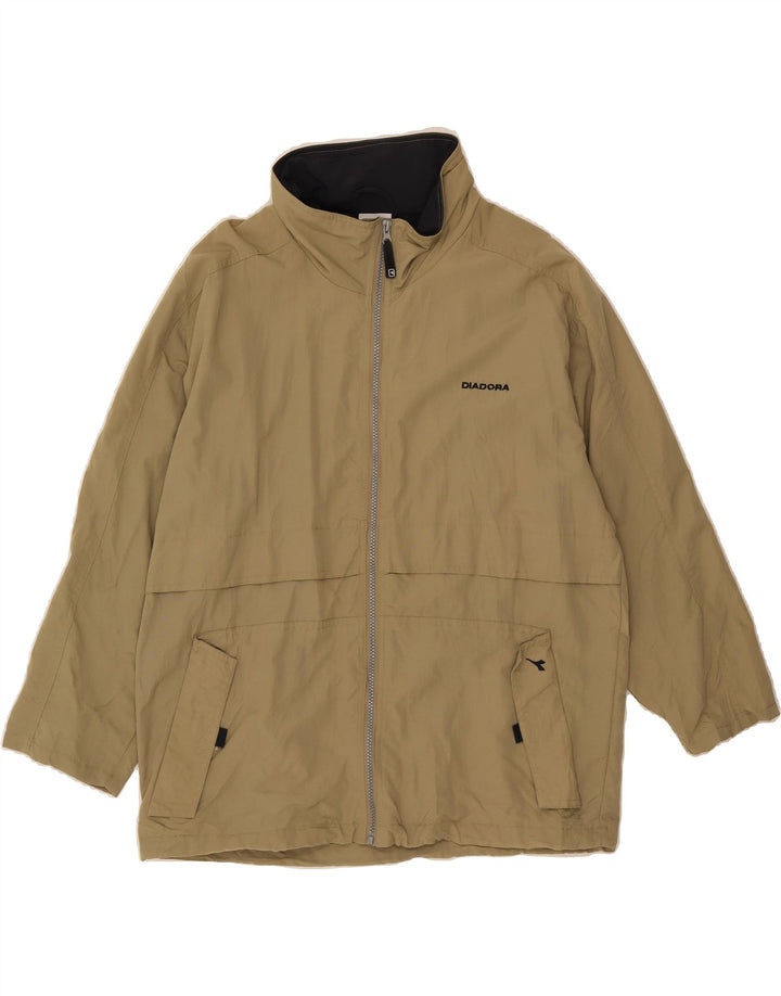 DIADORA Mens Utility Jacket UK 36 Small Beige Polyester Vintage Diadora and Second-Hand Diadora from Messina Hembry 