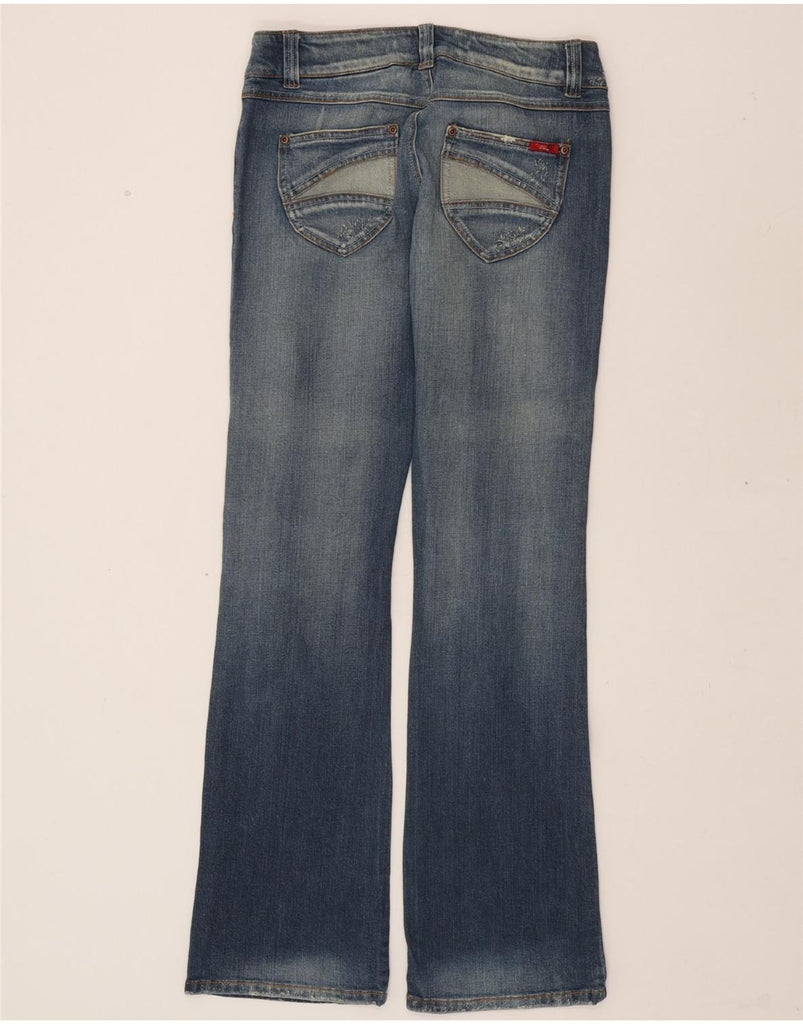 ONLY Womens Low Waist Bootcut Jeans EU 38 Medium W28 L34 Blue Cotton Vintage Only and Second-Hand Only from Messina Hembry 