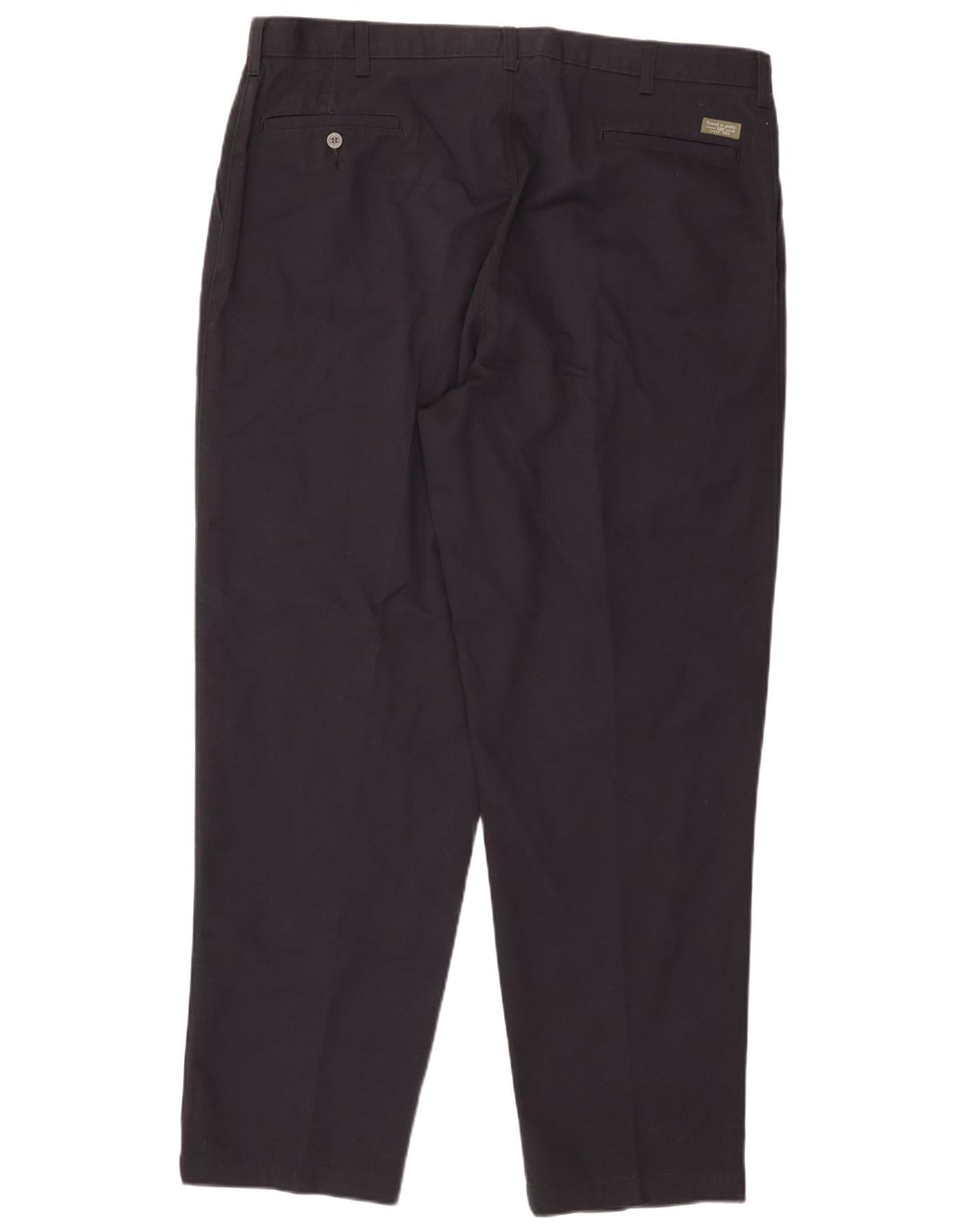 LEE Mens Pegged Chino Trousers W42 L32 Navy Blue Cotton