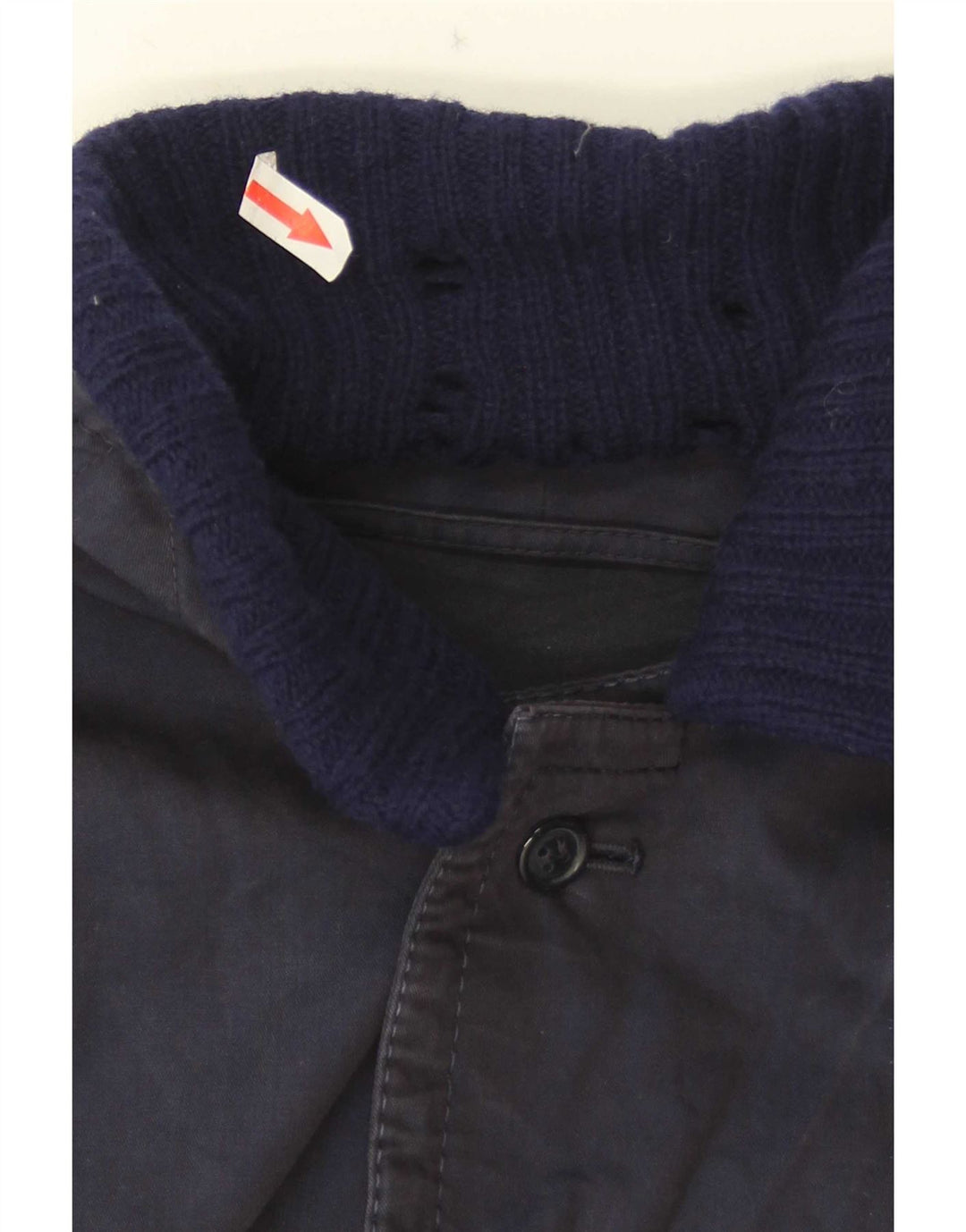 Zenith Mens Overcoat UK 40 Large Navy Blue
