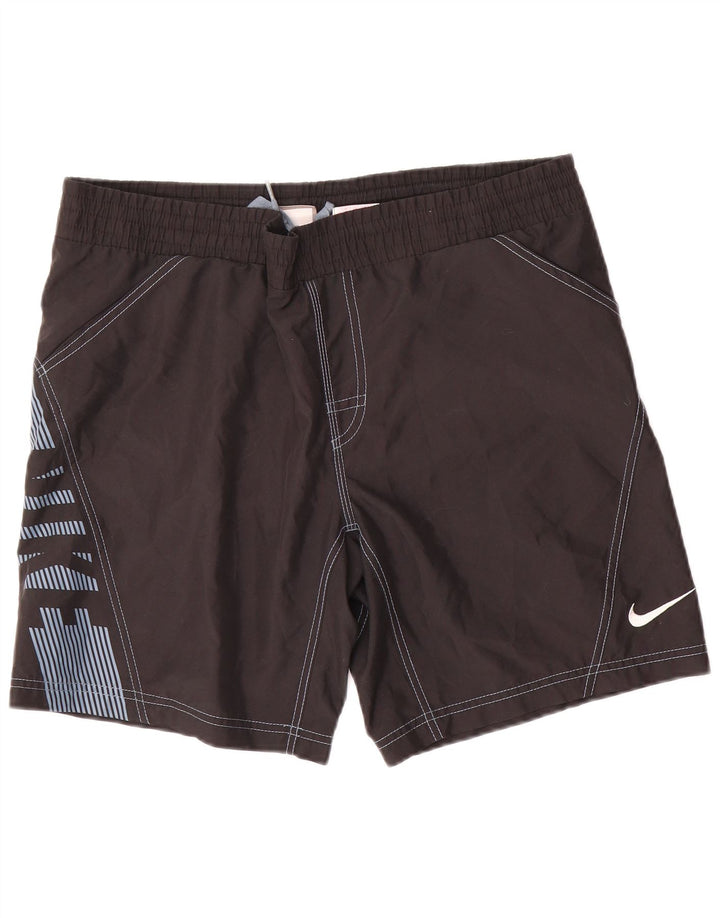 NIKE Mens Graphic Sport Shorts Medium  Black Polyester