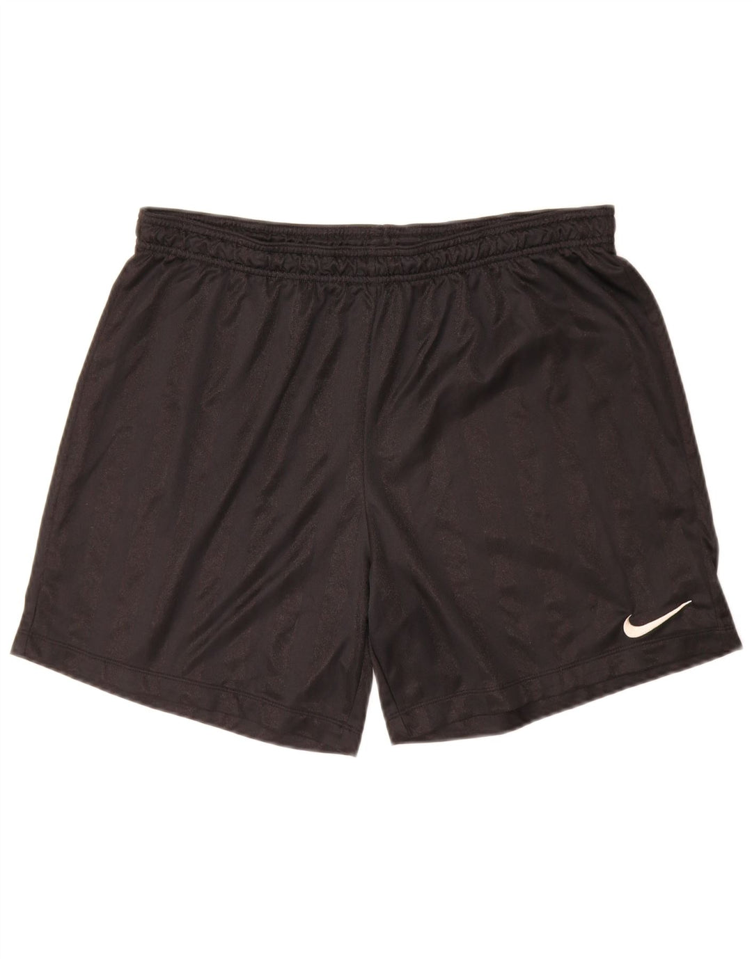 Nike Mens Sport Shorts Large Black Striped Polyester