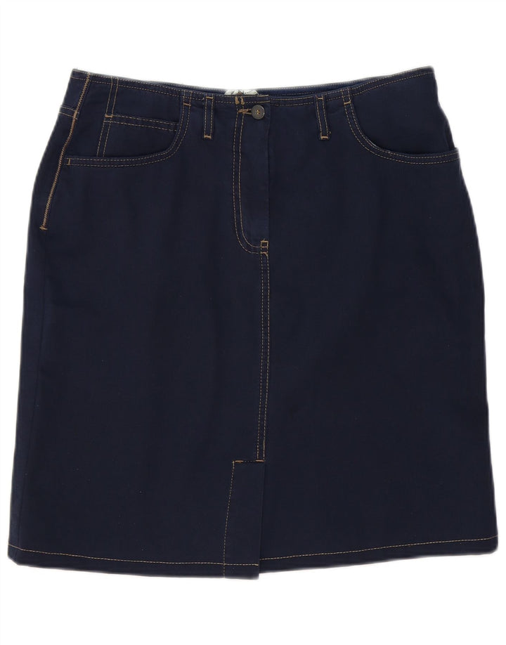 Murphy & Nye Womens Mini Denim Skirt W30 Medium Navy Blue Cotton