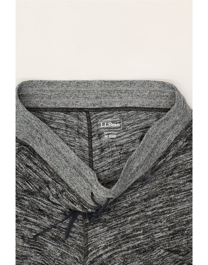 L.L.BEAN Mens Tracksuit Trousers Joggers Medium Grey Flecked Polyester Vintage L.L.Bean and Second-Hand L.L.Bean from Messina Hembry 
