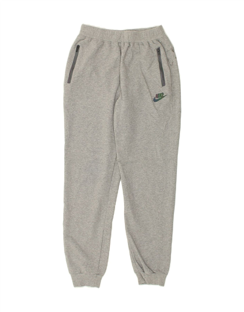 NIKE Boys Tracksuit Trousers Joggers 13-14 Years XL Grey Cotton | Vintage Nike | Thrift | Second-Hand Nike | Used Clothing | Messina Hembry 