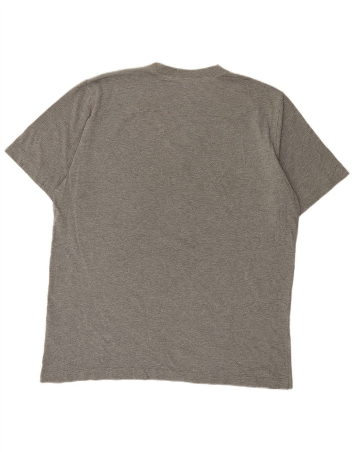 Nike Mens Graphic T-Shirt Top XL Grey Flecked Cotton