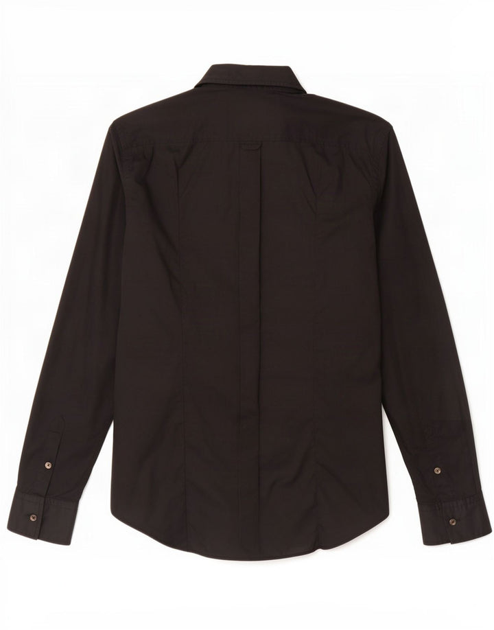 Dolce & Gabbana Mens Shirt IT 48 Medium Black Cotton