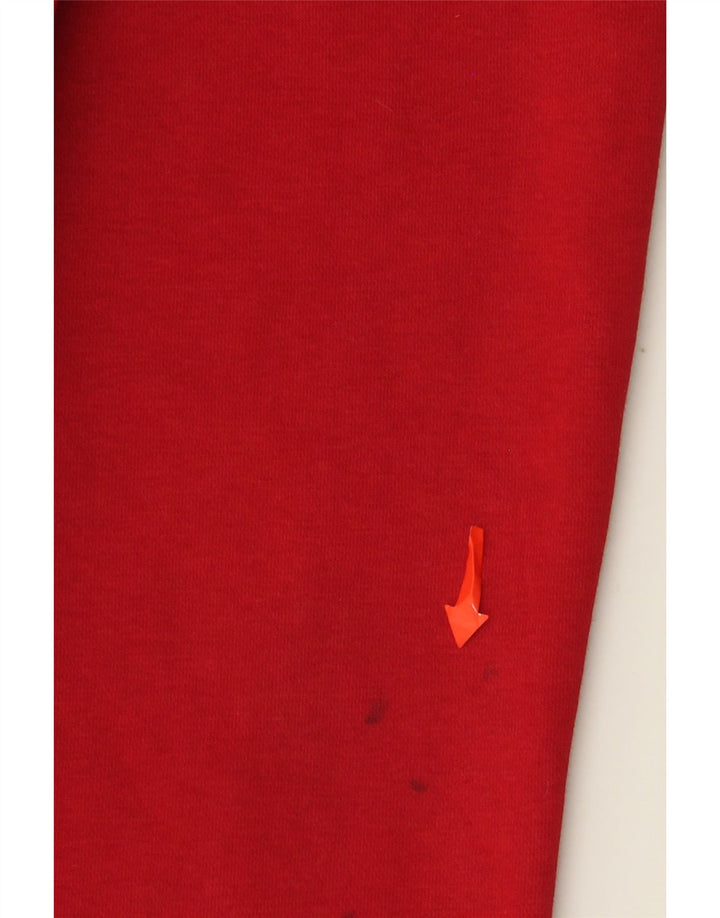 Jordan Mens Tracksuit Trousers Joggers Small  Red Cotton