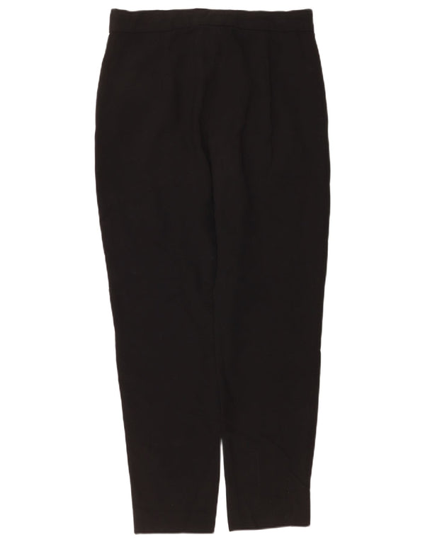 French Connection Womens Tapered Chino Trousers UK 10 Small W30 L28 Black