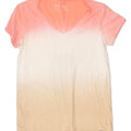 EDDIE BAUER Mens T-Shirt Top XS Beige Colourblock Cotton | Vintage Eddie Bauer | Thrift | Second-Hand Eddie Bauer | Used Clothing | Messina Hembry 