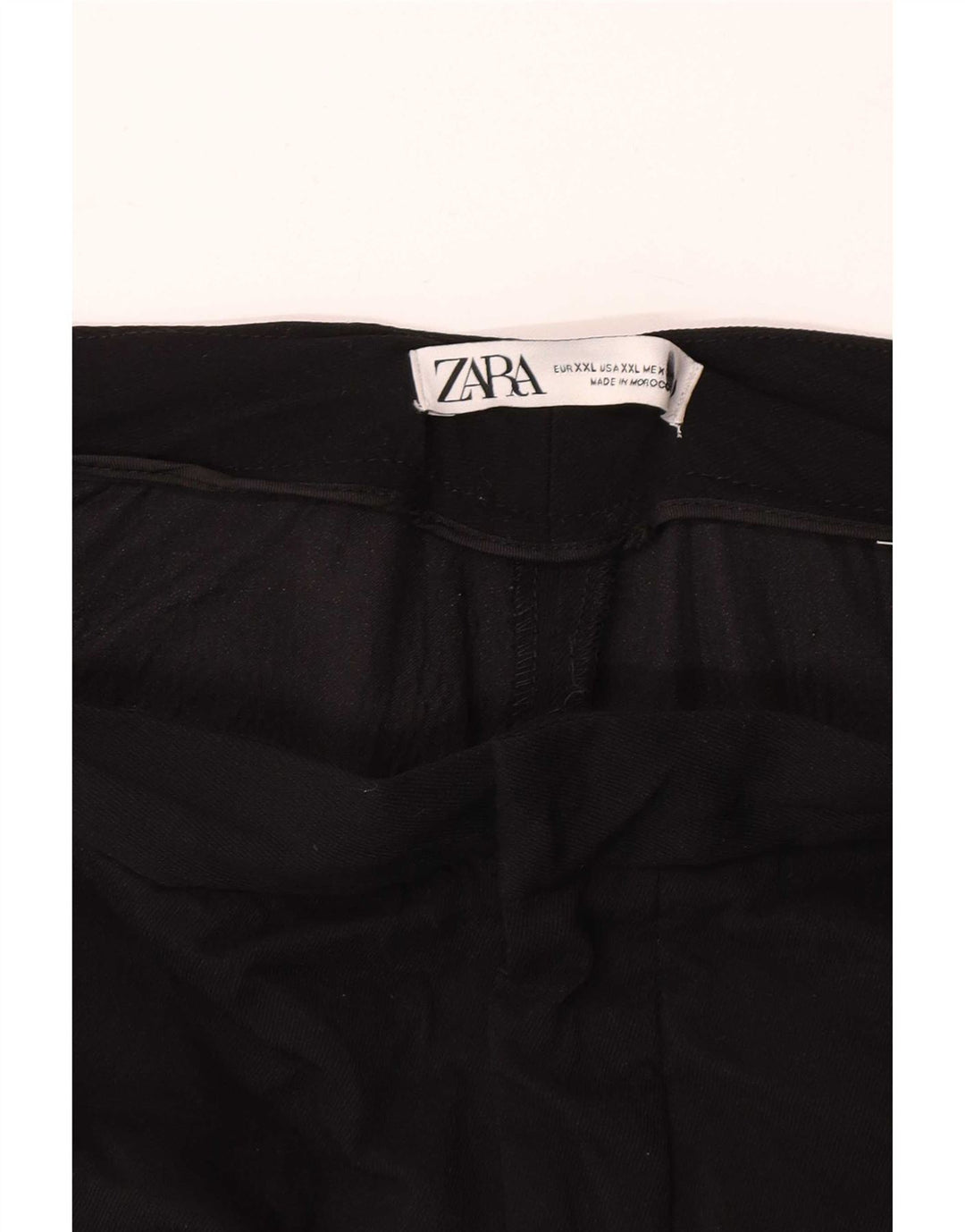 Zara Womens Bootcut Casual Trousers 2XL W38 L32 Black