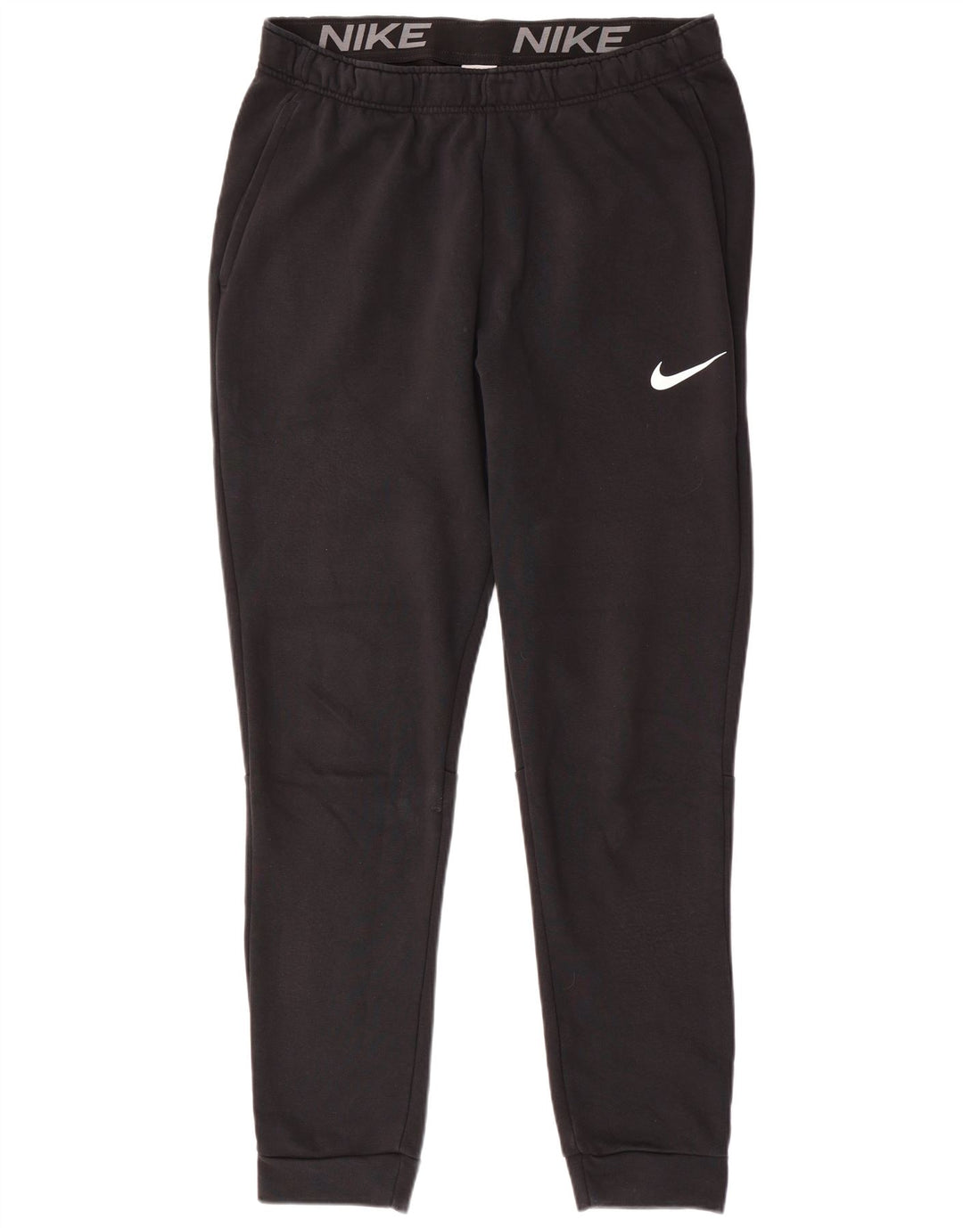 NIKE Mens Dri Fit Tracksuit Trousers Joggers XL  Black Cotton