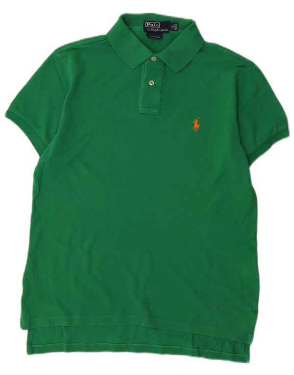 Polo Ralph Lauren Mens Custom Fit Shirt Small Green Cotton
