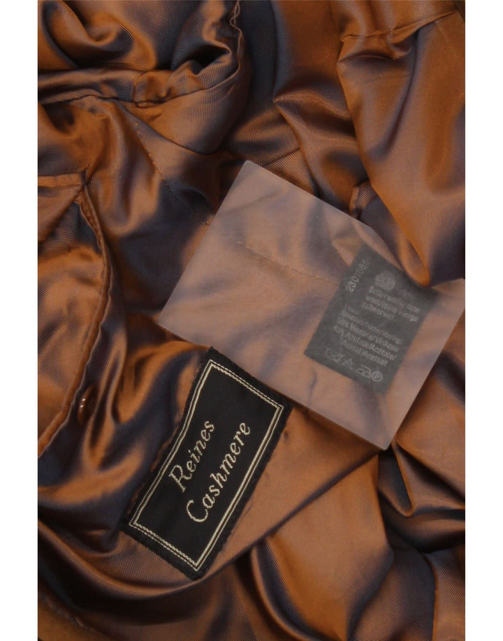 Vintage Mens Double Breasted Blazer Jacket IT 52 XL Brown New Wool