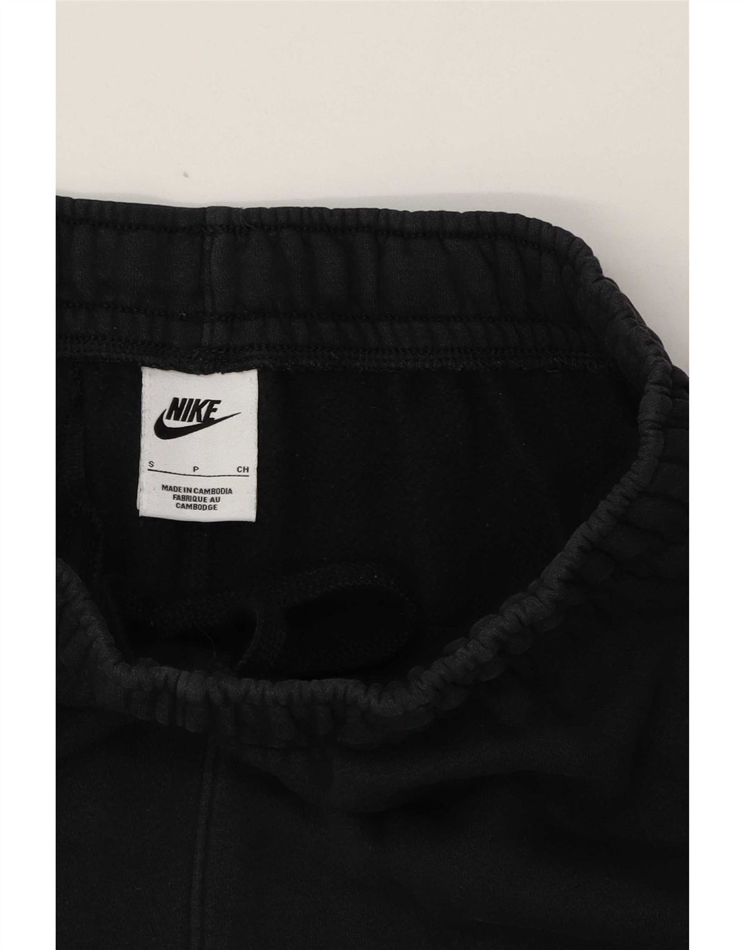 Nike Mens Tracksuit Trousers Joggers Small Black Cotton
