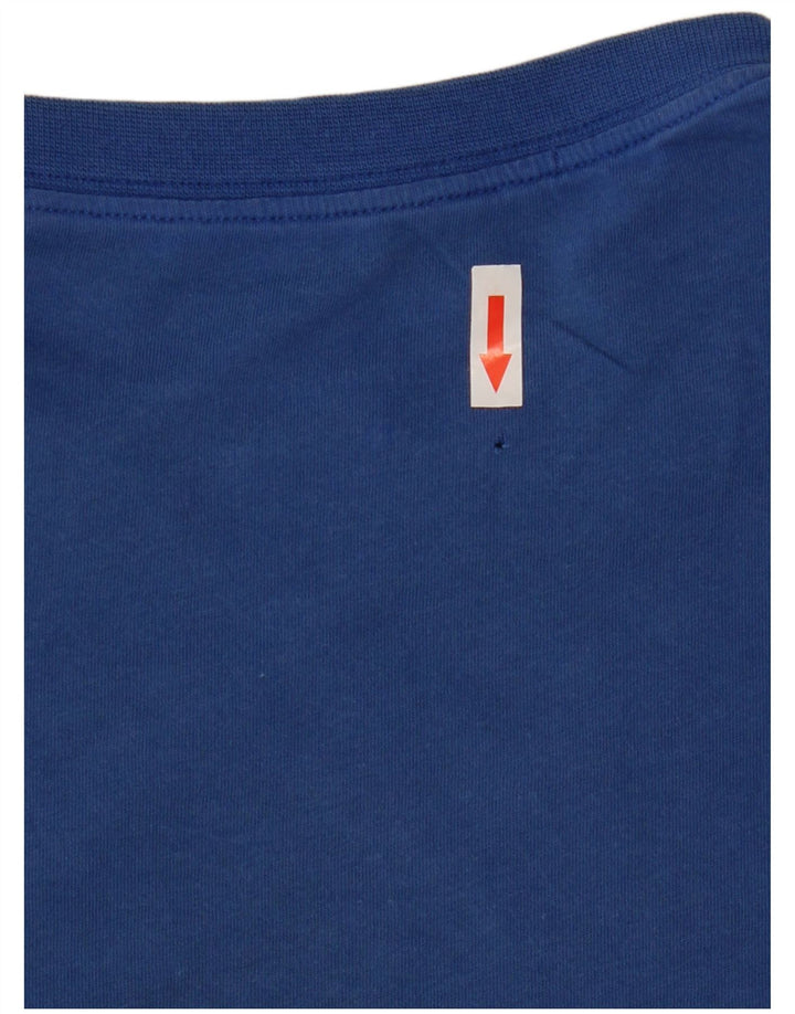 Nike Mens Graphic T-Shirt Top Large Blue Cotton