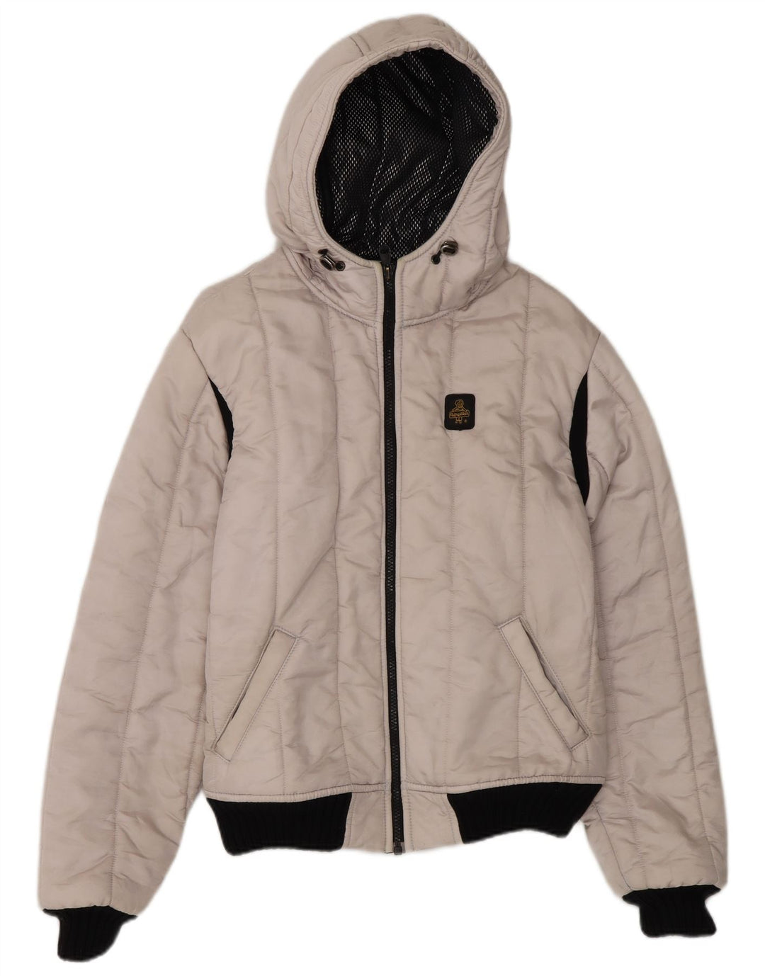 Refrigiwear Boys Hooded Padded Jacket 13-14 Years Off White Polyamide