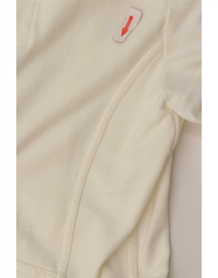 Woolrich Womens 3 Button Blazer Jacket UK 12 Medium Off White Cotton