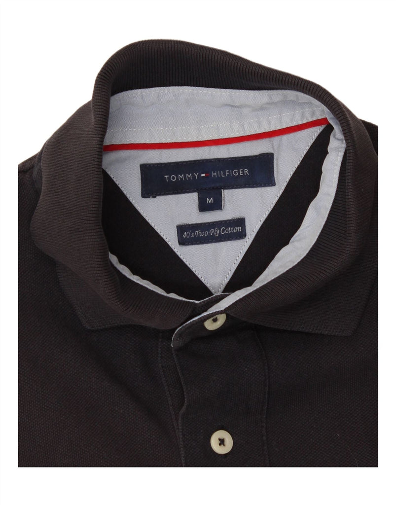 TOMMY HILFIGER Mens Polo Shirt Medium Navy Blue Cotton Vintage Tommy Hilfiger and Second-Hand Tommy Hilfiger from Messina Hembry 
