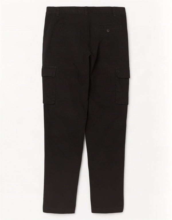 French Connection Mens Straight Cargo Trousers Small W32 L30 Navy Blue