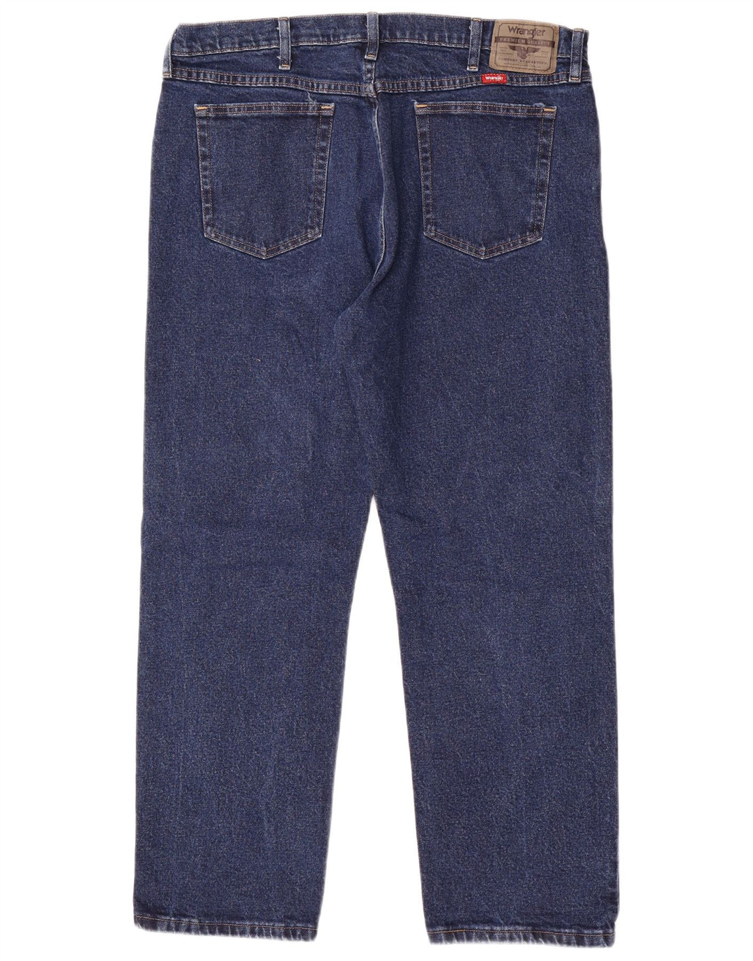 Wrangler Mens Straight Jeans W38 L29 Blue Cotton
