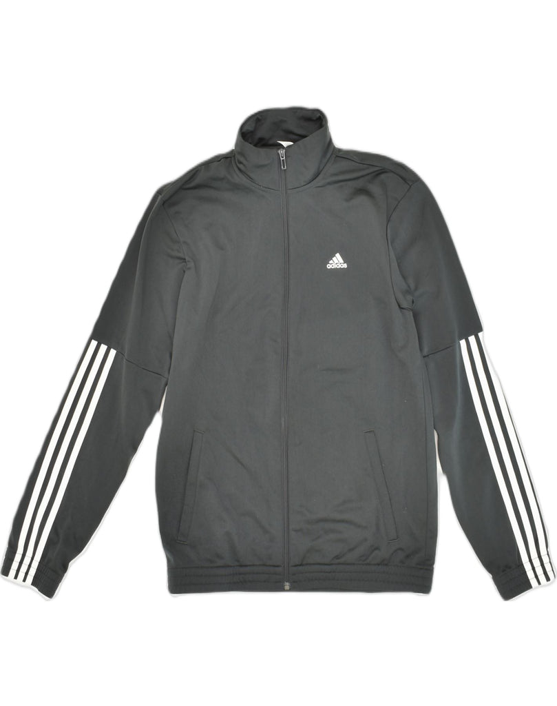 ADIDAS Mens Tracksuit Top Jacket Size 36/38 Small Grey Polyester | Vintage Adidas | Thrift | Second-Hand Adidas | Used Clothing | Messina Hembry 