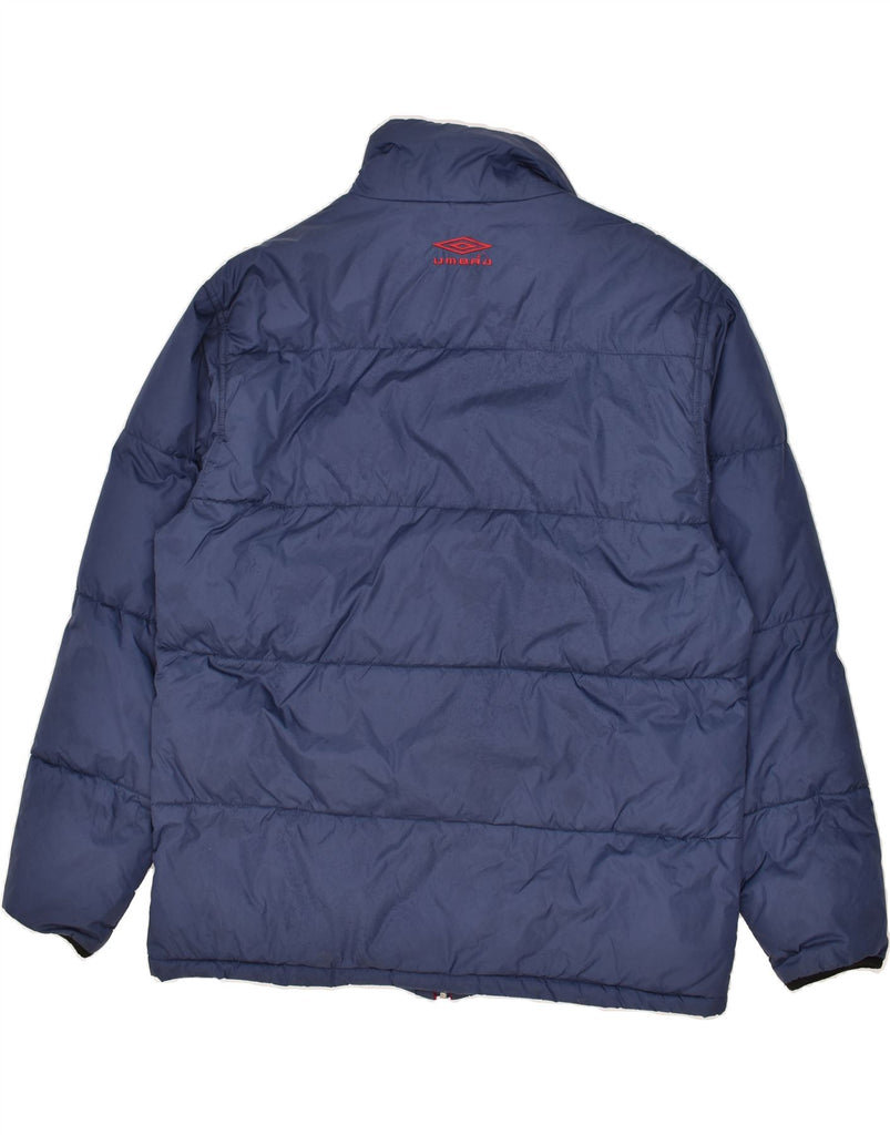 UMBRO Mens Padded Jacket UK 42 XL Navy Blue Nylon | Vintage Umbro | Thrift | Second-Hand Umbro | Used Clothing | Messina Hembry 