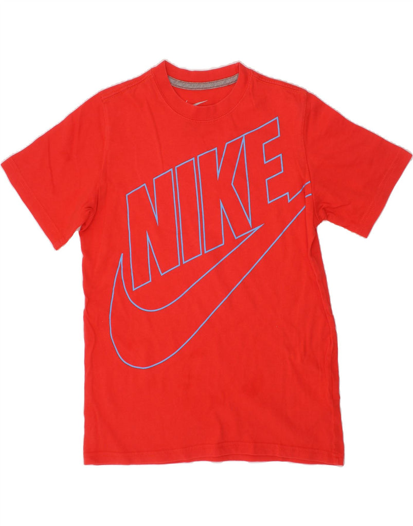 NIKE Boys Graphic T-Shirt Top 10-11 Years Medium  Red Cotton Sports Vintage Nike and Second-Hand Nike from Messina Hembry 