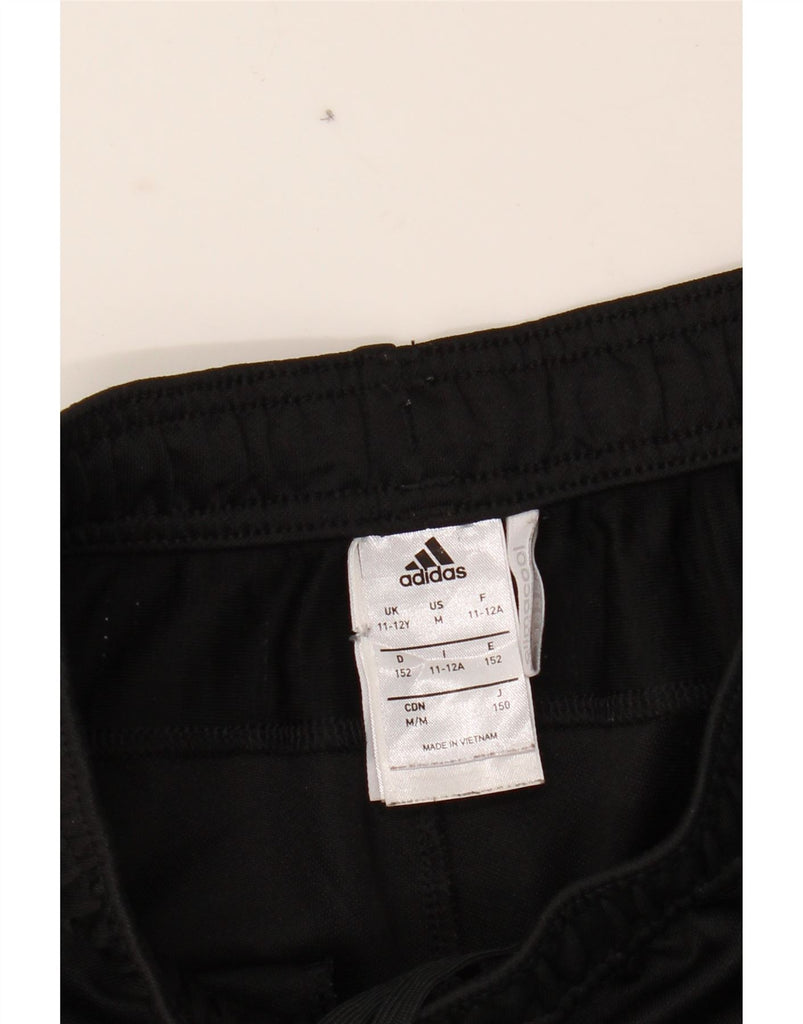 ADIDAS Boys Climacool Tracksuit Trousers 11-12 Years  Black Polyester Vintage Adidas and Second-Hand Adidas from Messina Hembry 