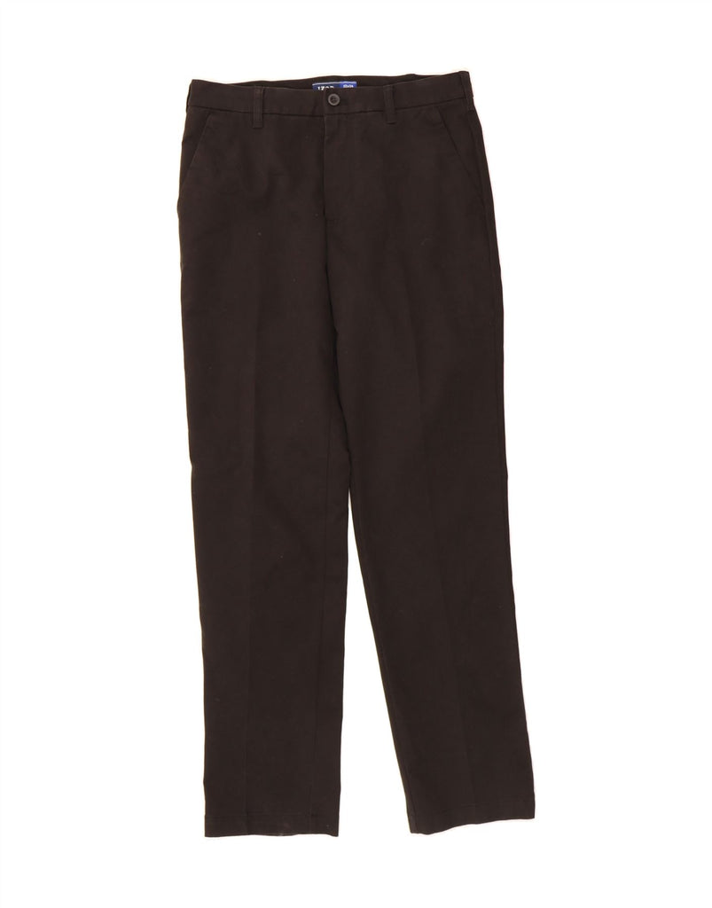 IZOD Mens Straight Chino Trousers W32 L34 Black Cotton Vintage Izod and Second-Hand Izod from Messina Hembry 
