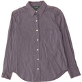 Ralph Lauren Womens Shirt US 12 Large Navy Blue Check Cotton