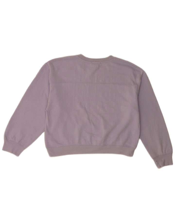 Zara Womens Sweatshirt Jumper UK 16 Large Purple