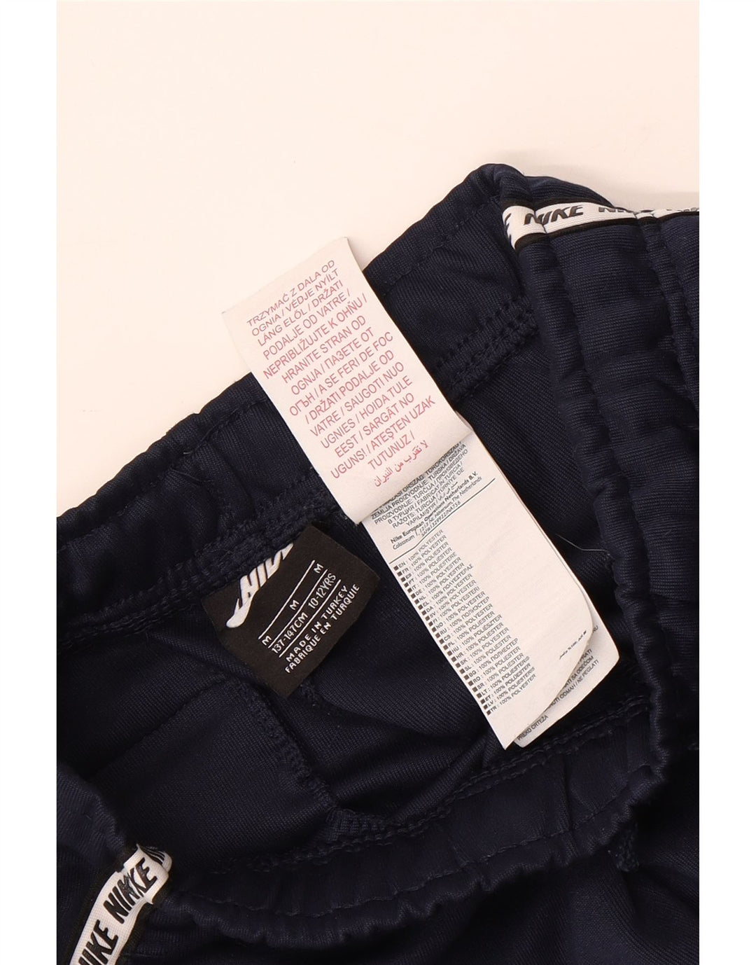 Nike Boys Dri Fit Tracksuit Trousers Joggers 10-11 Years Medium Navy Blue